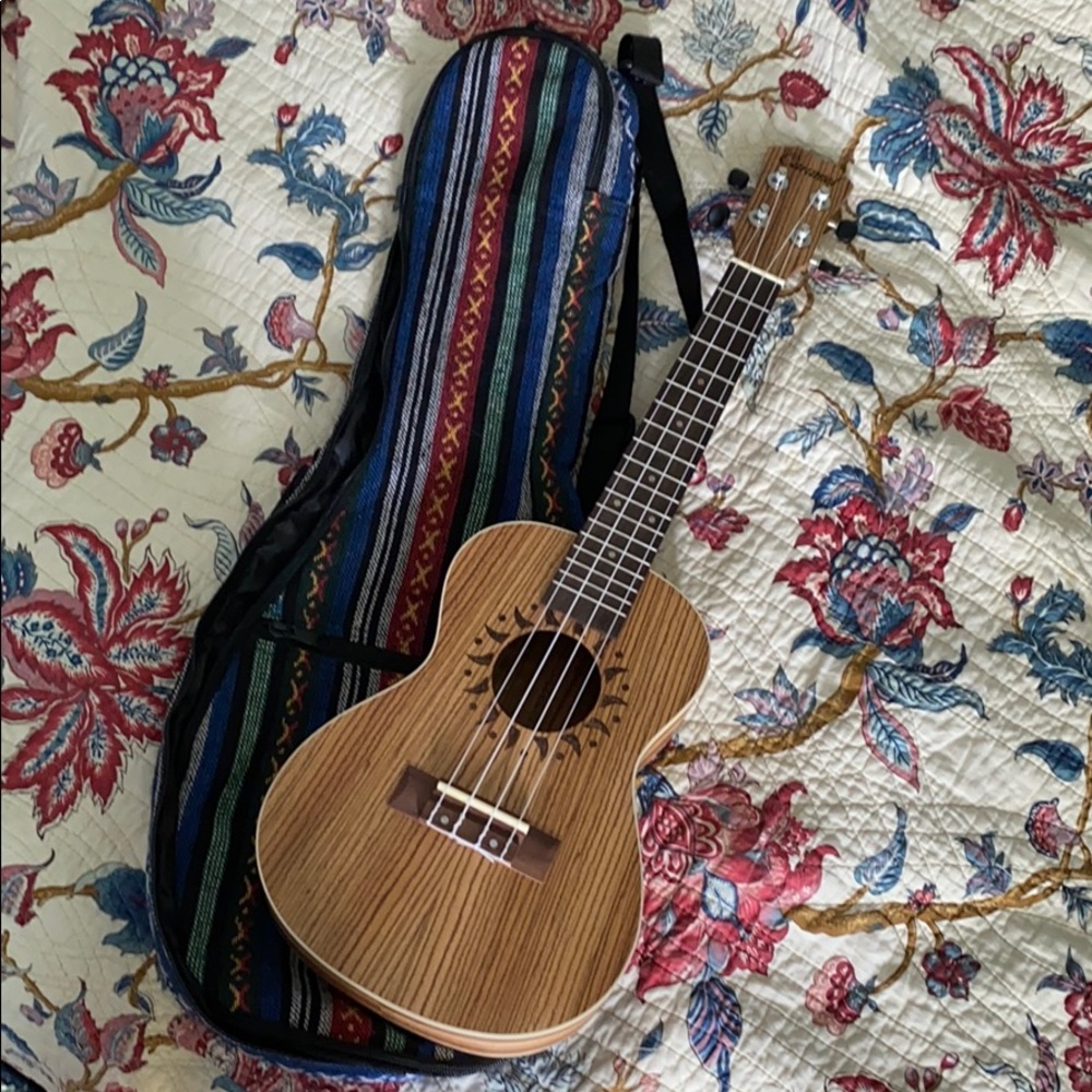 Ukulele and gig bag